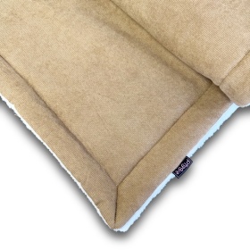 Beige Corduroy Luxury Dog Blanket